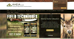 Desktop Screenshot of aheia.com